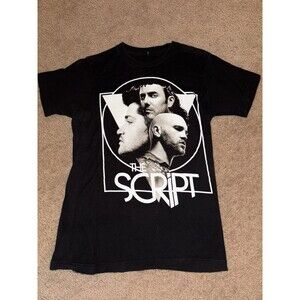The Script Band Tour Shirt Vintage 2013 Short Sleeve Small 100% Cotton Women's